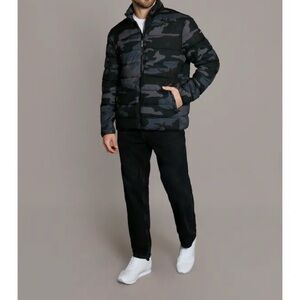 Men's Black Camouflage Jacket